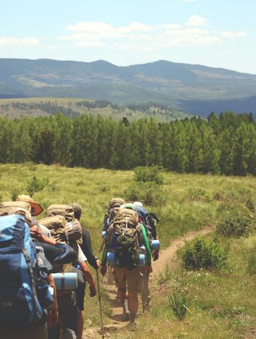 persons on a hike